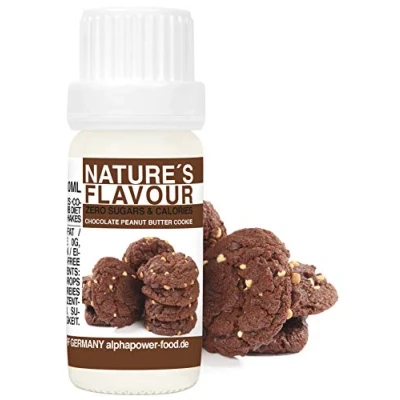 Afbeelding van Flavour Drops Erdnußbutter Schoko Keks Cookie Flavdrops I Natürliches Flave Aroma Geschmacks Tropfen Backaroma &amp; Lebensmittelaroma, Zuckerfrei flüssiger Süßstoff, liquid Konzentrat