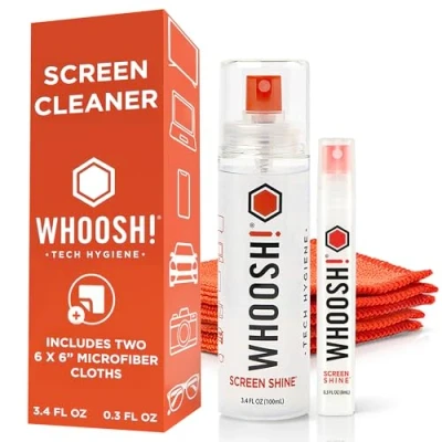 Afbeelding van Anigaduo Schermreinigingsset voor smartphones, iPads, brillen, e book reader, led monitoren, lcd tv, inclusief 2 x 100 ml en 8 flessen met 3 hoogwaardige reinigingsdoekjes