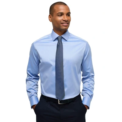Afbeelding van Eterna Luxury Shirt Modern FIT Zakelijk overhemd, Heren, Maat: 40x65, Mittelblau