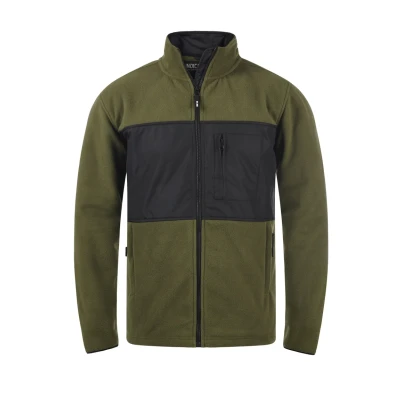 Afbeelding van Indicode Jeans Idbirch Fleecejas, Heren, Maat: Small, Army