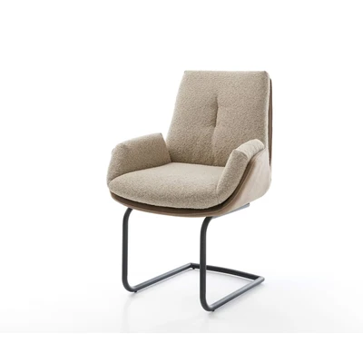 Afbeelding van DELIFE sledemodel Clea Flex materiaalmix mud rond zwart