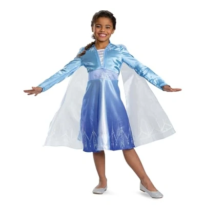 Afbeelding van DISGUISE 157019L EU 100e verjaardag Elsa reizen klassieke (Eu) verkleedkleding, S (5 6)