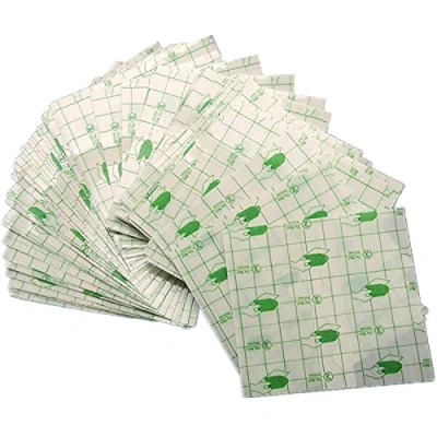 Afbeelding van Waterdicht Transparant Lijm, Medisch wondverband Tape Fixer Gips Stretch Fixatie Tattoo Nazorg Bandage Anti allergisch zelf plakken, 10cmX12cm, 50st