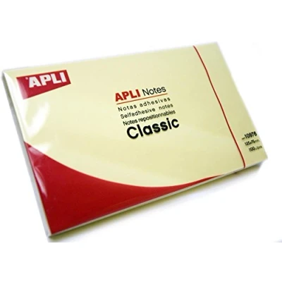 Afbeelding van APLI NOTES 125 X 75 GEEL 100 VEL