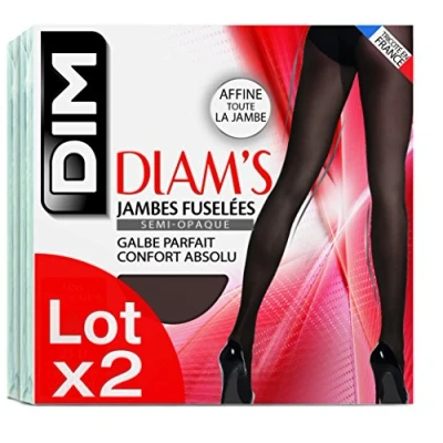 Afbeelding van 2 x damessokken, diameter S zwart Large