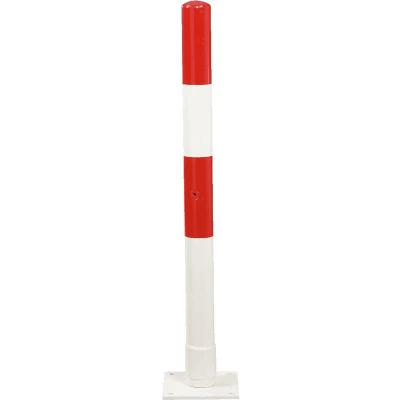 Afbeelding van Flexibele afzetpaal Flex, rood wit Bevestiging op de grond