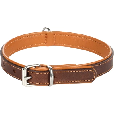 Afbeelding van Halsband Gevoerd Memphis Bruin 33 40 cm x 2 5 mm