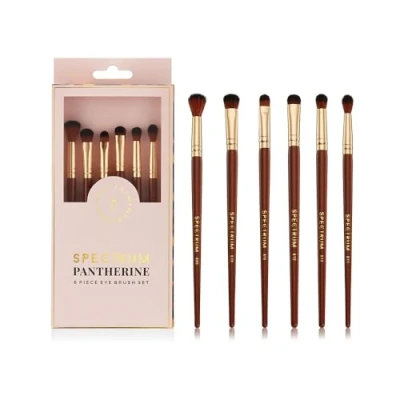 Afbeelding van Spectrum Pantherine 6 Piece EYE SET Kwastenset, Dames, Maat: One Size,