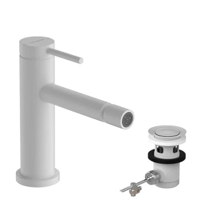 Afbeelding van Hansgrohe hg bidet mixer tecturis s with pop up waste set 73201700