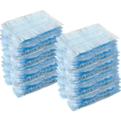 Afbeelding van Vicloon 24 stuks Flash Duster navullingen, Navulstofdoek voor reiniging, Wegwerpstofdoekkoppen, Sterke elektrostatische stofverwijdering Handmatig stofnavulpakket