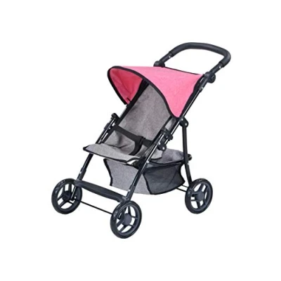 Afbeelding van knorr® toys Poppenbuggy Liba jeans grey
