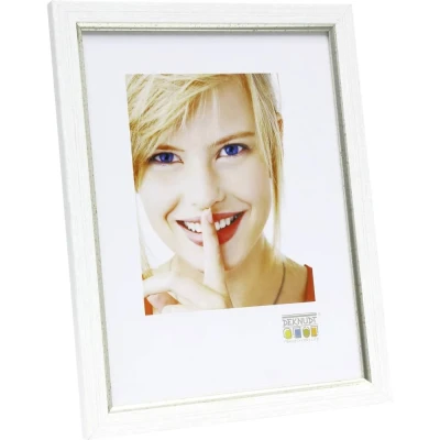 Afbeelding van Deknudt S46AF1_10,0X15,0 Wissellijst Papierformaat: 10 x 15 cm Wit, Zilver