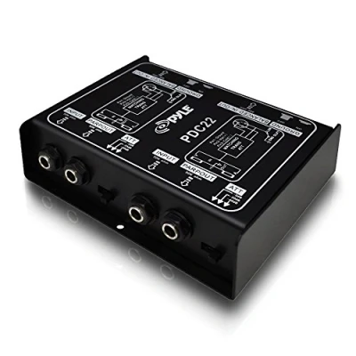 Afbeelding van Pyle Pro PDC22 Dual Passive Direct Box, Zwart