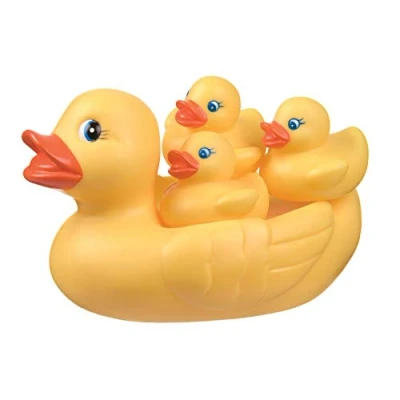 Afbeelding van playgro Badeendjes familie 4 stuks, waterdicht, vuilvrij