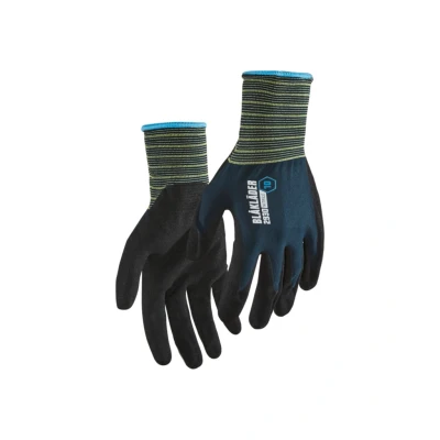 Afbeelding van Blaklader Werkhandschoen nitril gedipt 2930 1457 Donker marineblauw