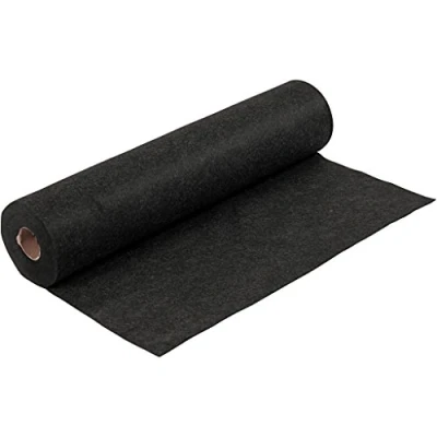 Afbeelding van Creotime hobbyvilt Felt 500 x 45 cm zwart gemelleerd
