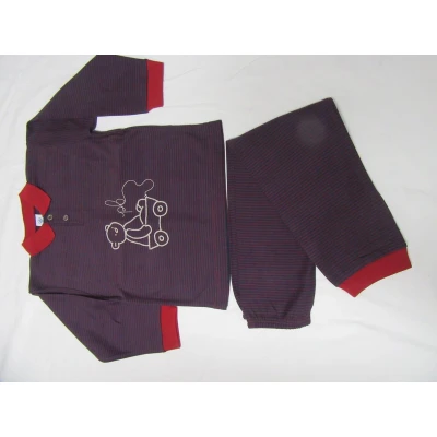 Afbeelding van Petit Bateau Pyjama Jongens Sreepje Polo 6 jaar 114