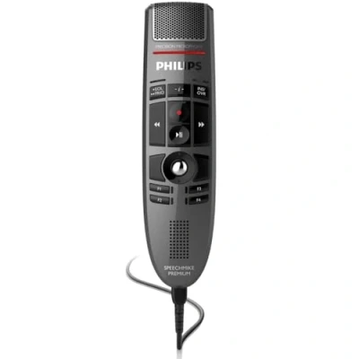 Afbeelding van Philips SpeechMike Premium Microphone de dictée USB LFH3500/00 LFH3500/00, 70 DB, 200 12000 Hz, 3 cm, USB, Type A, g