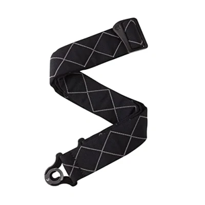 Afbeelding van D&#039;Addario 50BAL02 Auto Lock Black Padded Diamonds gitaarband