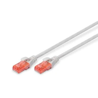 Afbeelding van Digitus DK 1617 025 RJ45 Netwerkkabel, patchkabel CAT 6 U/UTP 2.50 m Grijs 1 stuk(s)