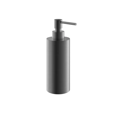 Afbeelding van HotBath Archie Zeepdispenser vrijstaand Geborsteld Gunmetal PVD ARA10BGP