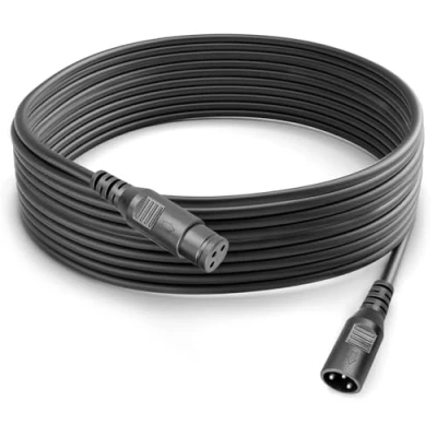 Afbeelding van UK of EU Plug DMX Signal Connection Cable Power Neutrik PowerCon XLR Cannon Head 5m/16.4ft Wire