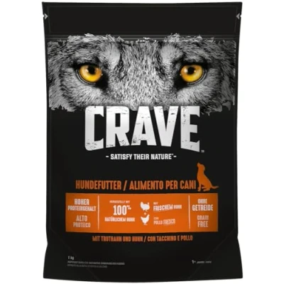 Afbeelding van Crave Adult droogvoer honden met Kalkoen en Kip 1 kg