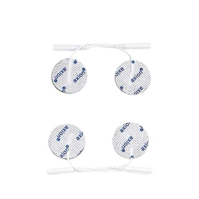 Afbeelding van 4 ronde elektroden/pads Ø32mm EMS Training en TENS pijnbehandeling axion
