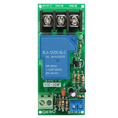 Afbeelding van Instelbare timervertraging DC 12V 30A Vertraging Aan/uit schakelaar Timerrelaismodule Hoge precisie Stabiel multifunctioneel timerrelais voor timerbedieningsapparatuur