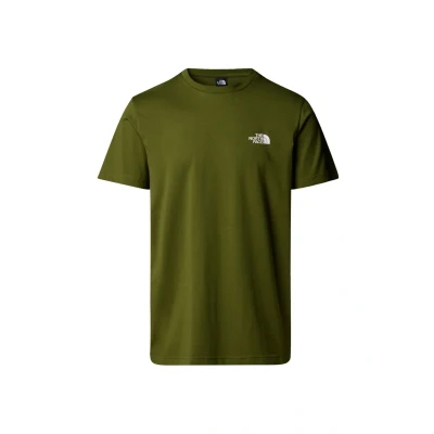 Afbeelding van The North Face Simple DOME TEE Tshirt print, Heren, Maat: Small, Woodland green