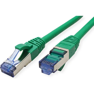 Afbeelding van VALUE Patchkabel Kat.6A (Class EA) S/FTP (PiMF), LSOH, groen, 0,5 m