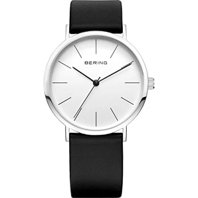 Afbeelding van BERING Unisex polshorloge analoog kwarts leer 13436 404