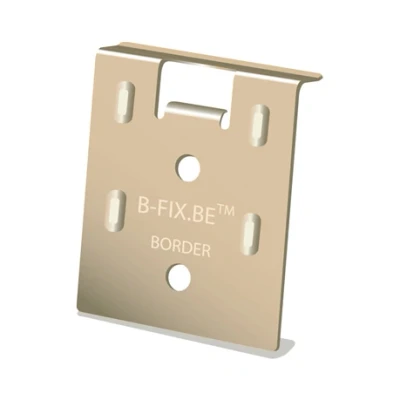 Afbeelding van RVS B Fix Rand Clips voor blinde bevestiging vlonderplanken Doos 50 stuks Wovar en