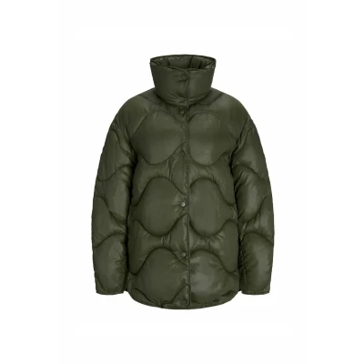 Afbeelding van JACK&amp;JONES JXSTELLA Shiny Quilted Jacket OTW SN Jacket, grape leaf, M, M