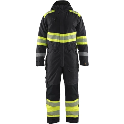 Afbeelding van Blaklader 6720 1977 Winter Overall Hi Vis Zwart/High Geel