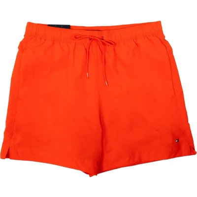Afbeelding van Tommy Hilfiger Medium Drawstring Heren Zwembroek Daring Scarlet Maat M