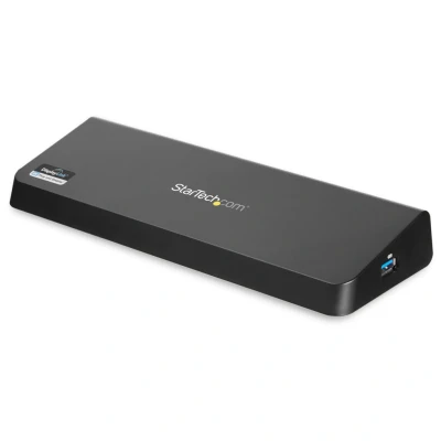 Afbeelding van StarTech.com Universeel USB 3.0 4K laptop docking station met DisplayPort snellaadpoort,