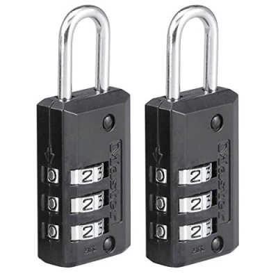 Afbeelding van Masterlock 2 Hangsloten, 3 cijfers, 20mm 646EURT