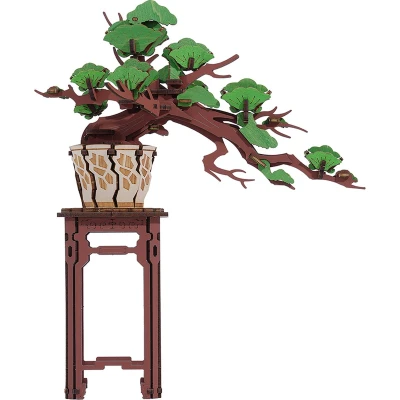 Afbeelding van Robotime Rolife Evergreen Pine Bonsai TG510 DIY Miniatuur Knutselen Bouwpakket
