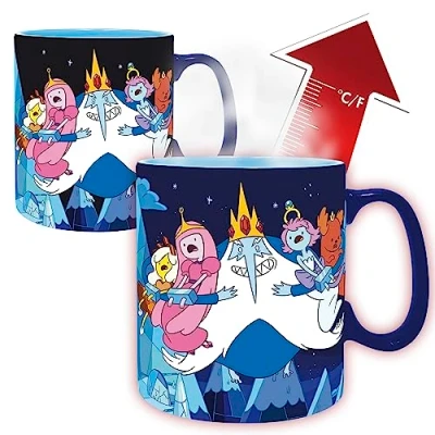 Afbeelding van ABYSTYLE Adventure Time Heat Change mok 460 ml The Ice King
