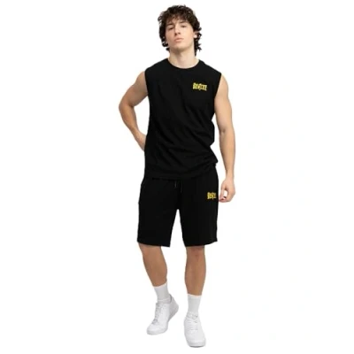 Afbeelding van BENLEE Heren Singlet &amp; Shorts Set Regular Fit LEVANT, Zwart/Geel, 3XL