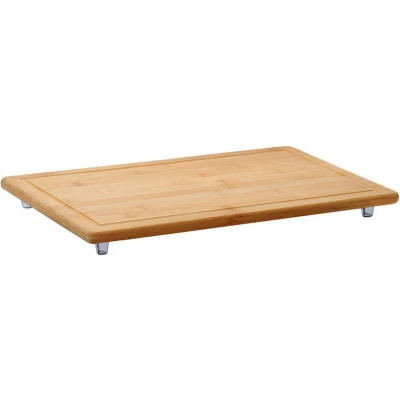 Afbeelding van FSC® Houten Snijplank Afdekplaat bamboe hout, Met Saprand Snij