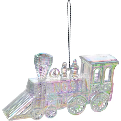 Afbeelding van Clayre &amp; Eef Kersthanger Trein 12 cm Zilverkleurig Kunststof