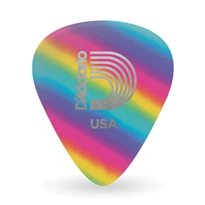 Afbeelding van D&#039;Addario Rainbow Picks 1,00 mm 10 pakket, 1CRB6 Plectrum set