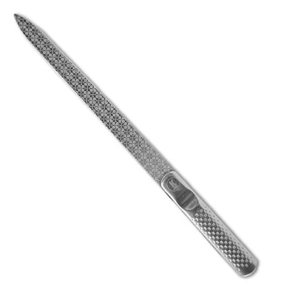 Afbeelding van K Pro Nagelvijl roestvrij staal professionele manicure vingernagels teennagels vijl 1 stuk