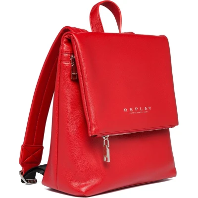 Afbeelding van REPLAY Vrije tijd Rugzak Backpack With Flap Blood Red Rood