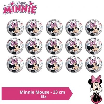 Afbeelding van Bal Voordeelverpakking Minnie Mouse 23 cm 15 stuks