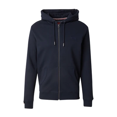 Afbeelding van Superdry Sweater met rits, Heren, Maat: Small, Eclipse navy