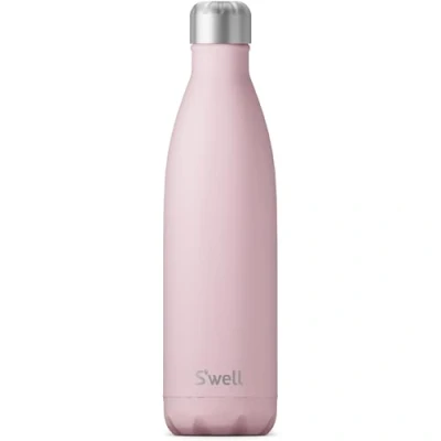 Afbeelding van S&#039;well Stainless Steel Reusable Water Bottle, 750ml, Pink Topaz, Drievoudig geïsoleerde en lekvrije drinkfles voor warme koude dranken tot 48h koud/24h warm