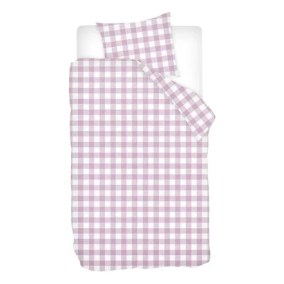 Afbeelding van Snoozing Mila Dekbedovertrek Eenpersoons 140x200/220 cm + 1 Kussensloop 65x65 Roze